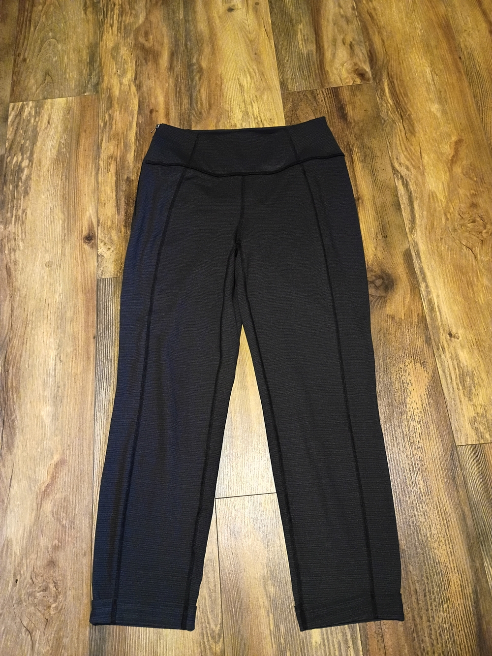Lucy Black High-Waist Straight Leg Leggings
